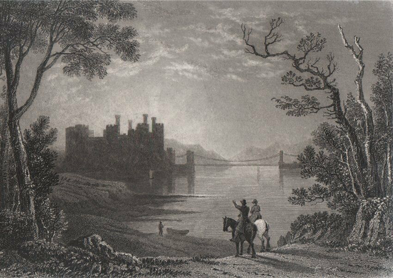 Conwy Castle, 1835